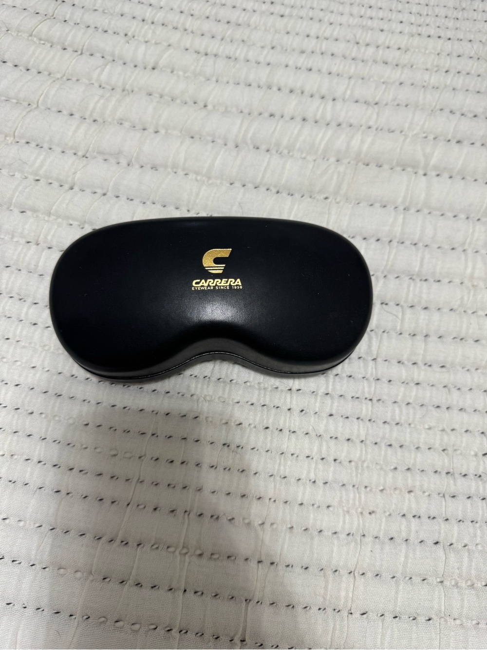 Carrera Black Protective Hard Case with Gold Logo